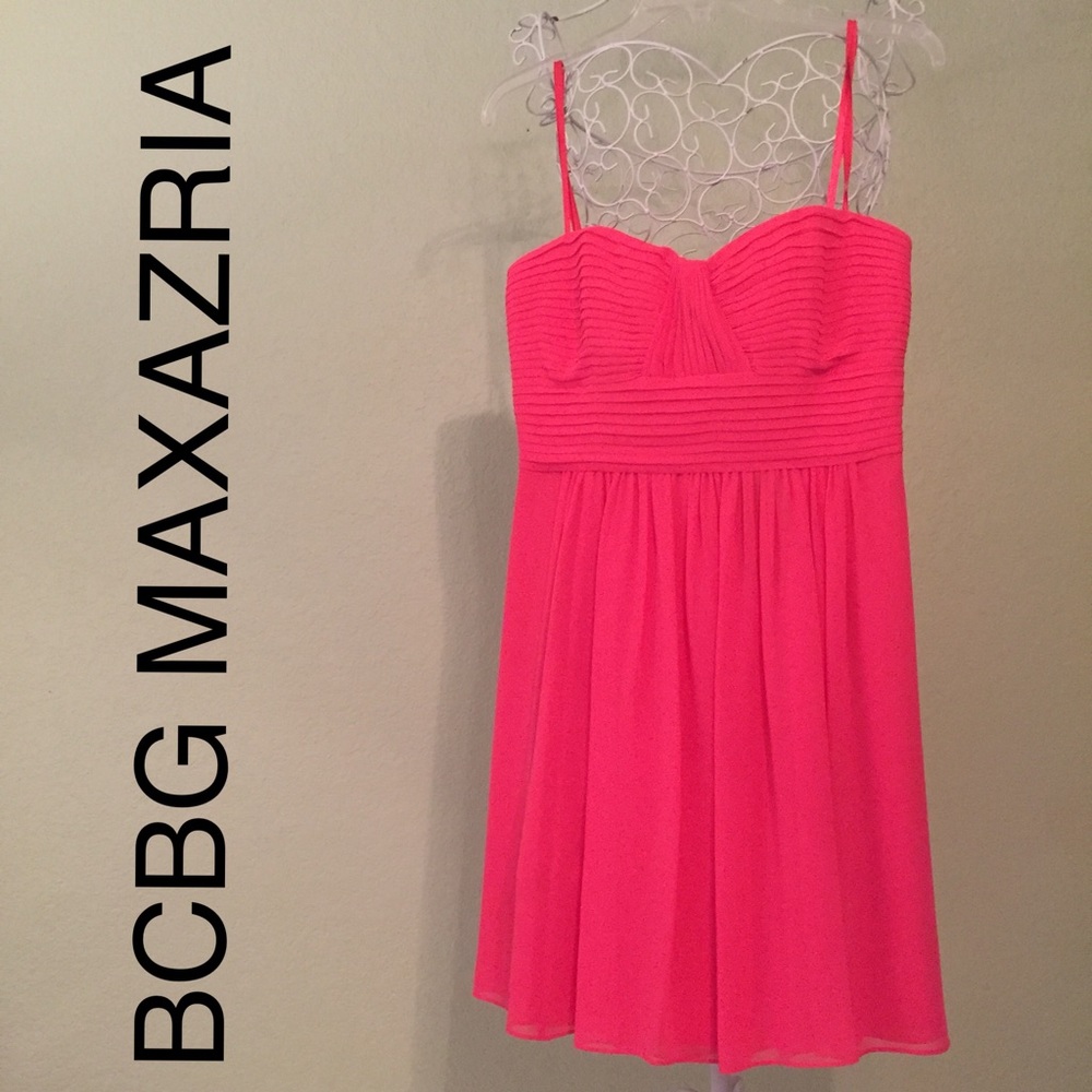 🩷$248 NWT BCBG strapless dress 8